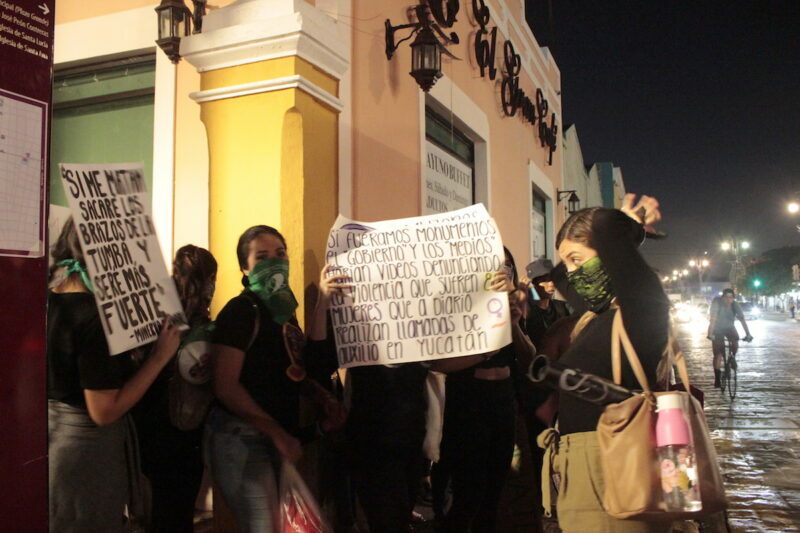 A una año de que la SSP violentó a feministas, no hay castigo ni justicia (Yucatán)