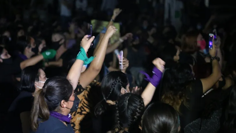 Cancún; Ante negativa del Congreso, feministas reafirman su lucha por aborto (Quintana Roo)