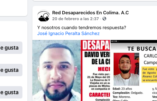 ¿Y nosotros cuándo tendremos respuesta? Dos años han esperado una cita con el gobernador los familiares de desaparecidos (Colima)