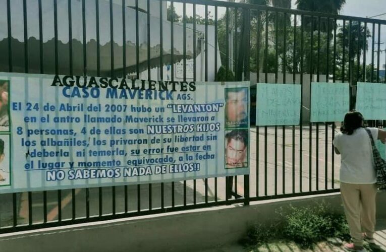 Familiares de desaparecidos del ‘Maverick’ exigen justicia en Aguascalientes