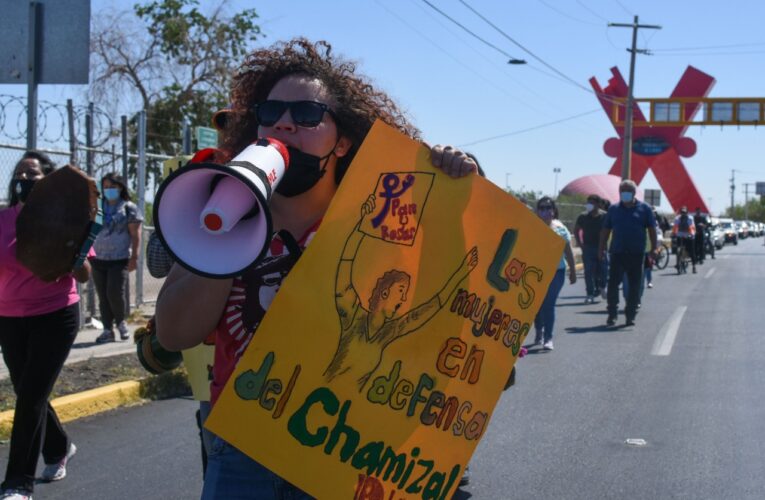 Ciudadanos toman las calles en defensa de El Chamizal (Ciudad Juárez)