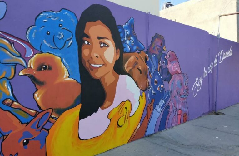 Con murales visibilizan a mujeres víctimas de feminicidios (Baja California Sur)