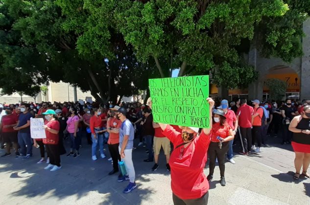 Trabajadores de TELMEX a punto de estallar a huelga por aumento de años para la jubilación (Jalisco)