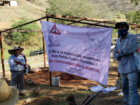 A dos años del intento de desalojo, nos mantenemos en resistencia contra el extractivismo: Comunidades de El Rebollero, Los Arquitos y Río Minas, Cuatro Venados, Oaxaca.