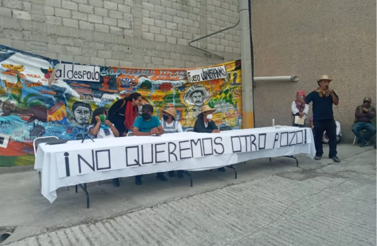 Vecinos defienden su agua contra la empresa Junghanns en San Bernardino Tlaxcalancingo (Puebla)