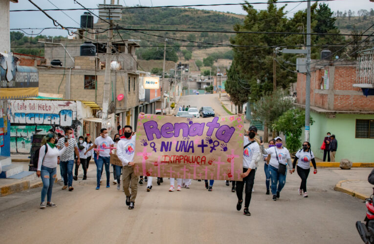“Mientras tú pides tu voto, yo pido justicia”: Marchan en Ixtapaluca por feminicidios (Estado de México)