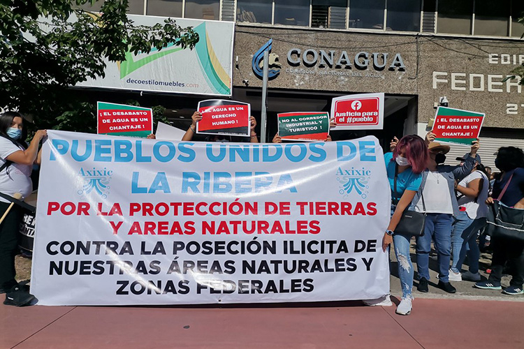 Interpondrán denuncia por invasión a lago de Chapala (Jalisco)