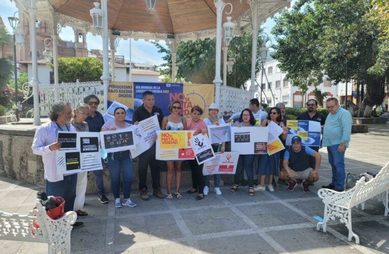 Periodistas vallartenses conmemoran Libertad de Prensa, exigen justicia por sus compañeros asesinados (Jalisco)