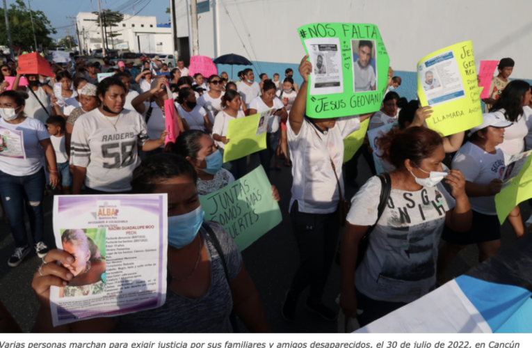 La zona turística del Caribe mexicano padece ola de desapariciones (Quintana Roo)