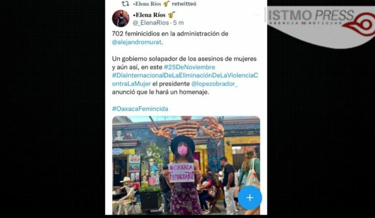 “Urge nombrarlas y exigir justicia” asegura María Elena Ríos ante los más de 700 feminicidios ocurridos en Oaxaca