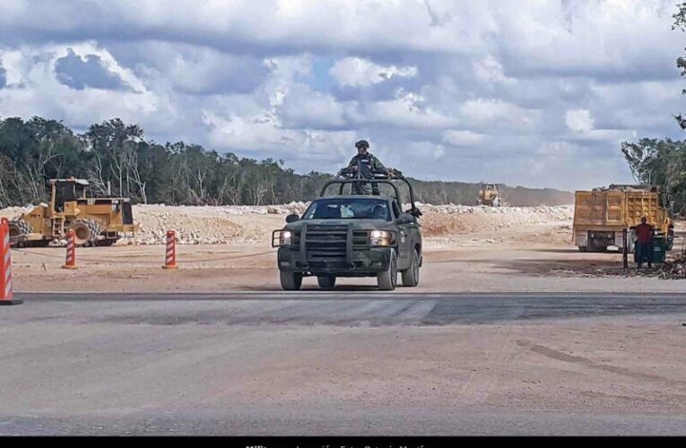 Playa del Carmen: Para extraer caliza, el Ejército invade y dinamita terrenos (Quintana Roo)