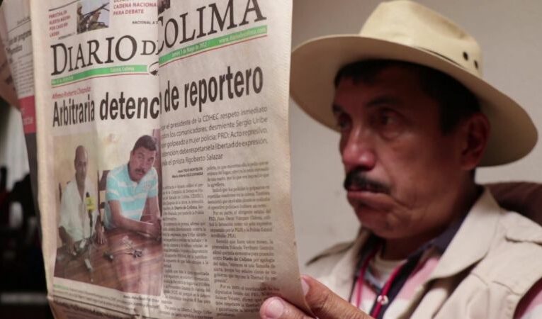Amenazan al periodista Sergio Uribe, de Colima