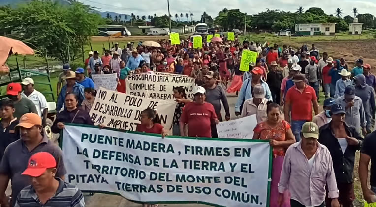 Comunidad de Puente Madera acusa persecución de opositores al Corredor Interoceánico (Oaxaca)