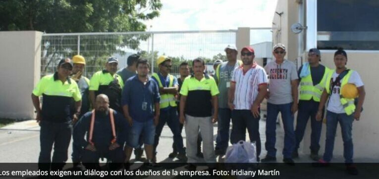 Transportistas bloquean entrada a la empresa TL del Sur en Progreso (Yucatán)