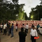 Exigen regularización de casi 6 mil hectáreas de tierras: Bloquean ejidatarios de Chunyaxché Aeropuerto Internacional de Tulum (Quintana Roo)