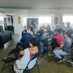 Encuentro de Resistencias "Más allá de la aviación, la turistificación y el capitalismo" en San Gregorio Atlapulco, Xochimilco. (Ciudad de México)