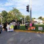 Marchan en Cancún por desapariciones en memoria de la Masacre de Tlatelolco (Quintana Roo)