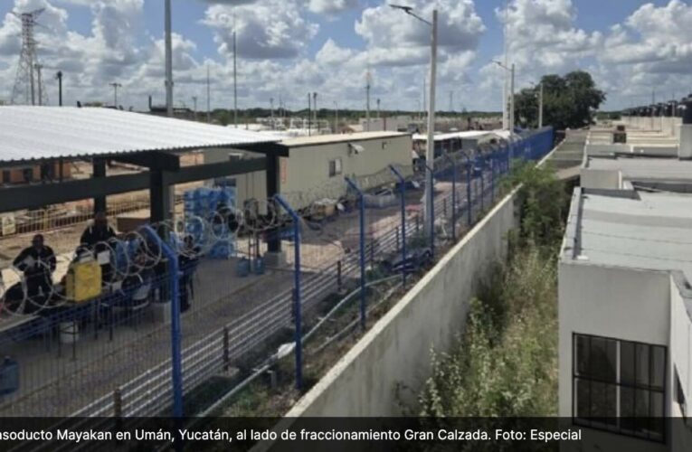 Con amparo, ordenan detener la operación del booster del gasoducto Mayakan en Umán, Yucatán