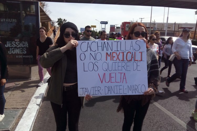 Marchan por jóvenes desaparecidos en Jalisco (Baja California Sur)