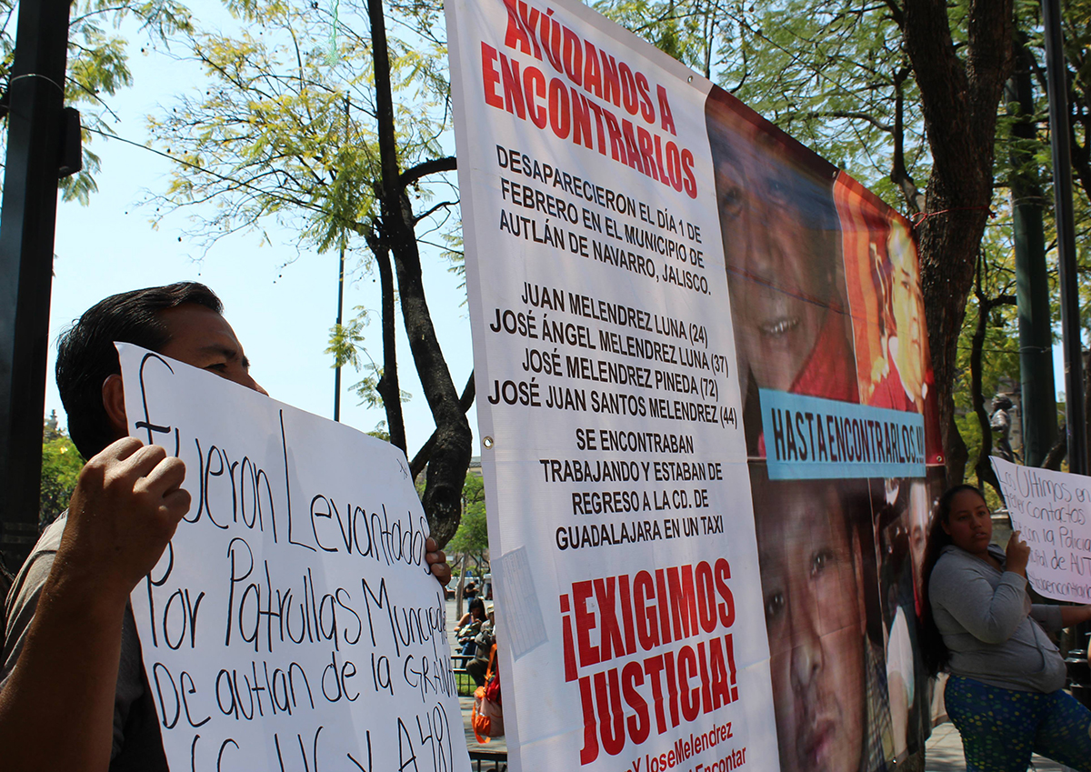 Jalisco: desapariciones forzadas en territorio del CJNG