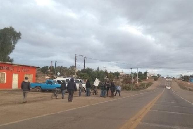 Se manifiestan jornaleros de San Quintín a tres años de su levantamiento (Baja California)