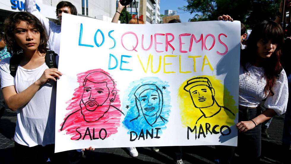 Los estudiantes de Jalisco se organizan para exigir a las autoridades un alto a la violencia La desaparición de cuatro jóvenes en la última semana ha desatado una serie de movilizaciones encabezadas por los universitarios