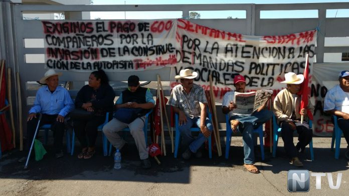 Ejidatarios toman delegación de SCT en Nayarit