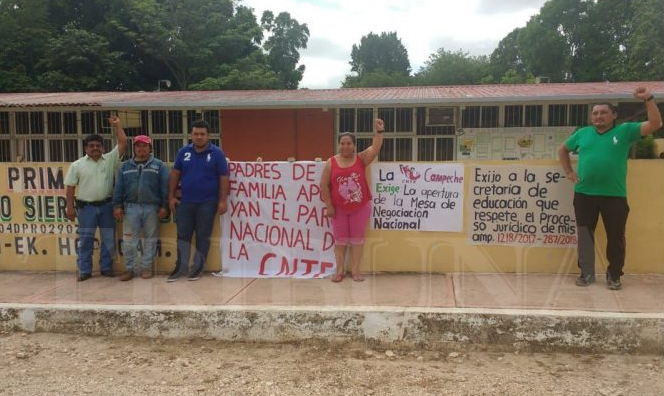 Apoyan paro de CNTE (Campeche)