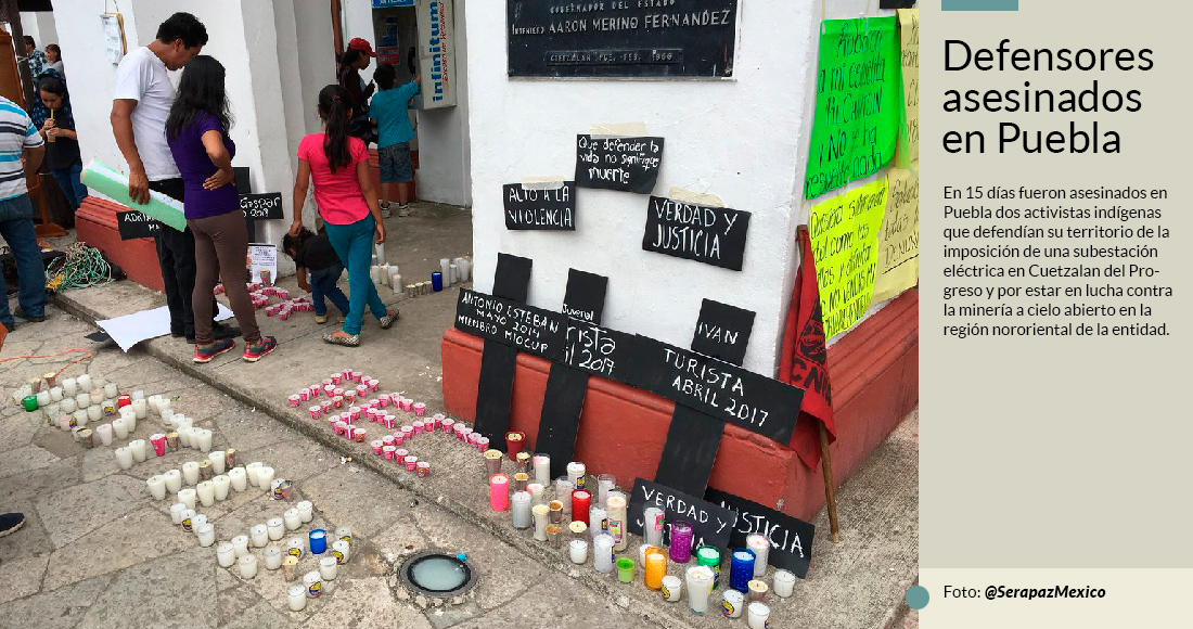 El homicidio de dos opositores de megaproyectos indigna a ONGs y activistas: ¿Qué pasa en Puebla?
