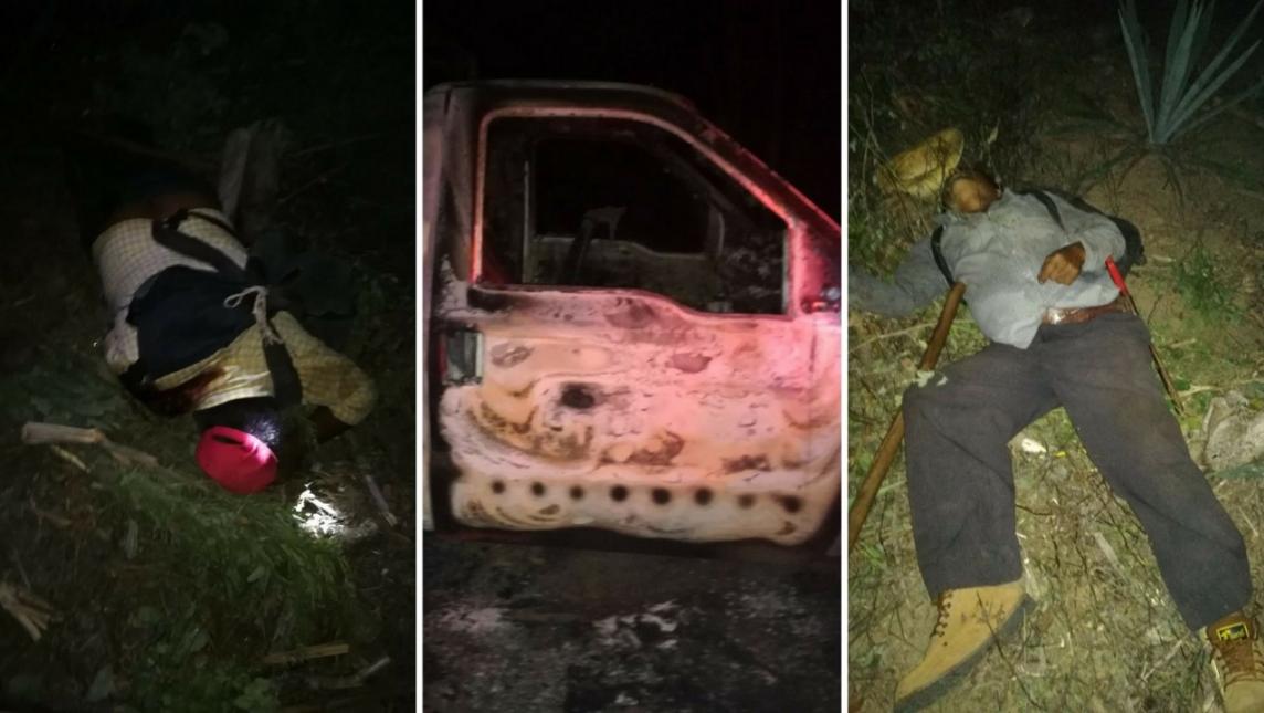 Confirma Fiscalía 13 personas fallecidas en masacre de la Sierra Sur de Oaxaca