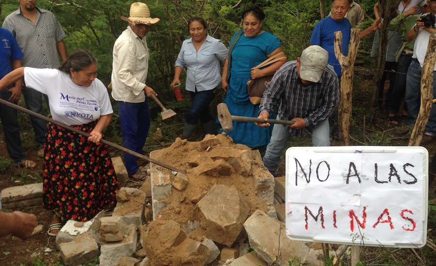 Preparan encuentro de comunidades en rebeldía contra empresas mineras porque concesionaron 30 mil hectáreas (Oaxaca)