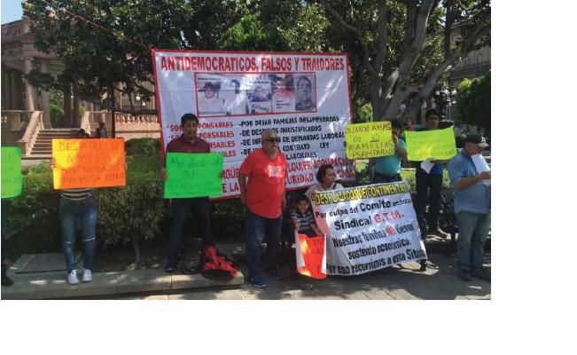 Se manifiestan ex trabajadores de Continental- General Tire (San Luis Potosí)