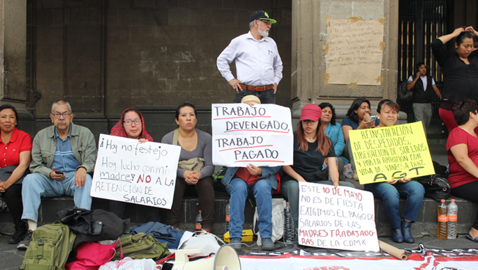 Gobierno de la Ciudad reprime organización de trabajadores