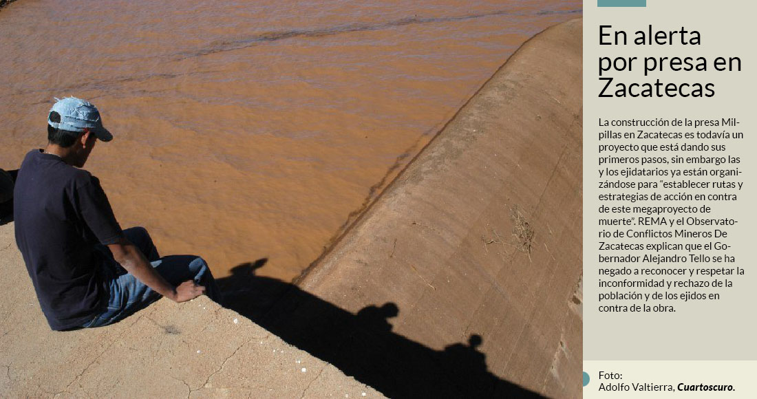 “No queremos dinero, sino agua y vida”. Ejidatarios de Zacatecas protestan contra megaproyecto