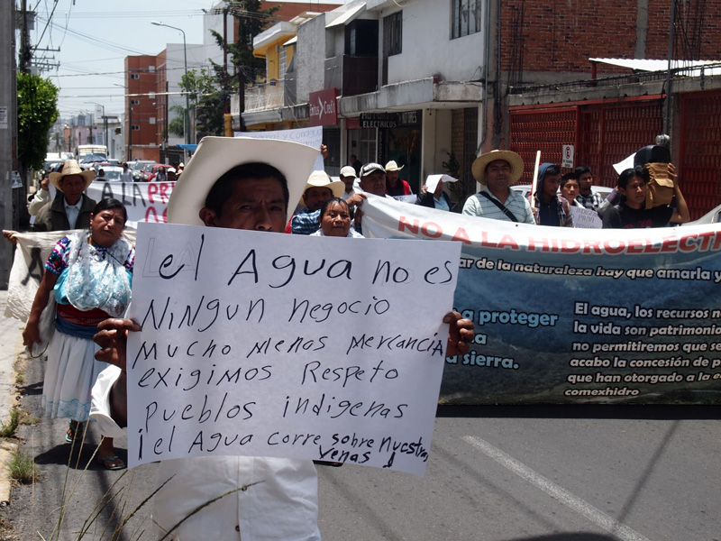 Hidroeléctricas y mineras amenazan a pueblos indígenas (Puebla)