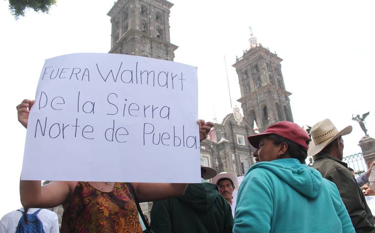Protestan en Puebla contra megaproyectos
