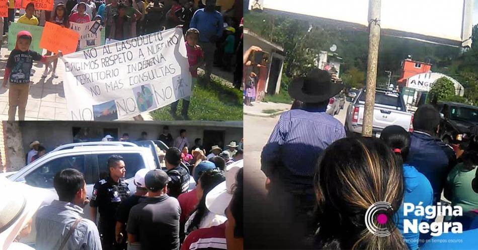 Vecinos de Honey corren a funcionarios de la Sener; rechazan gasoducto de TransCanada (Puebla)