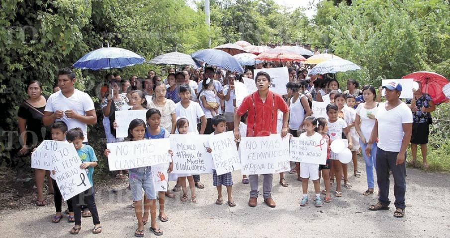 Tahdziú clama “Justicia para Ana Cristina” (Yucatán)