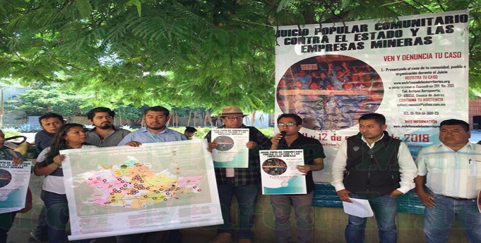 Comunidades del Istmo se suman al juicio popular contra el Estado y empresas mineras por depredadoras (Oaxaca)