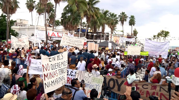 AMLO sin postura ante la minera (Baja California Sur)