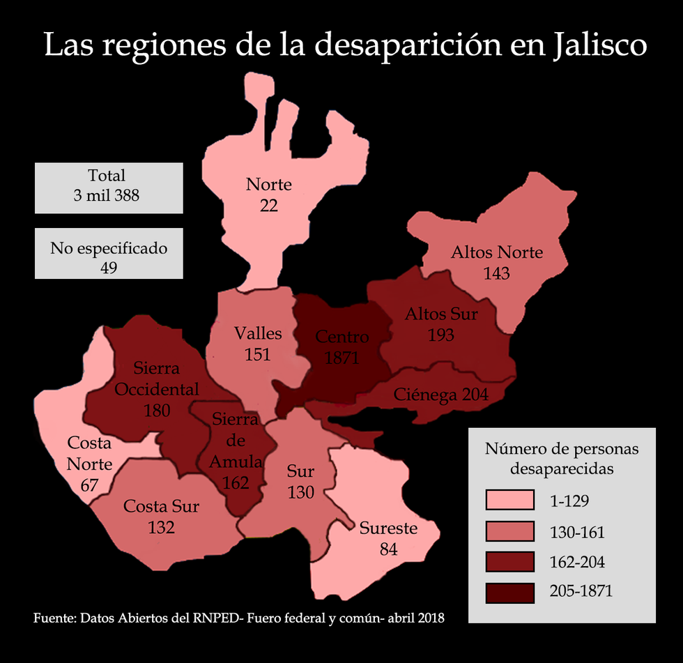 LOS ROSTROS DE LA DESAPARICIÓN EN JALISCO