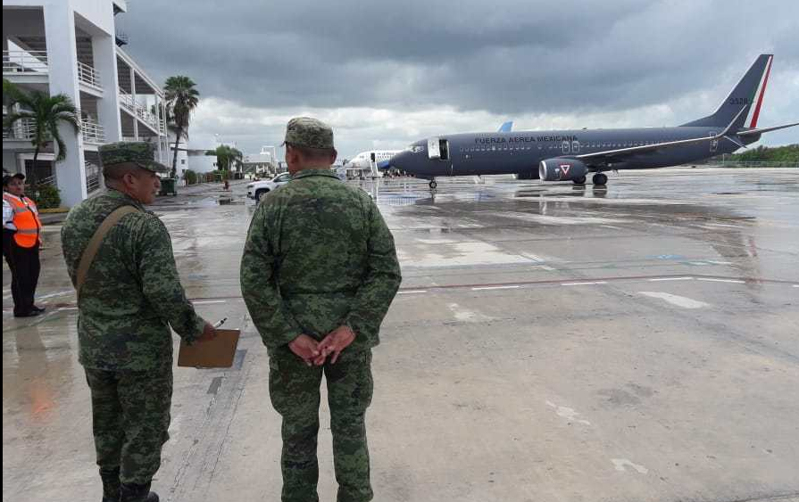 Arriban a Cancún, tropas que ocuparán la Ciudad Militar