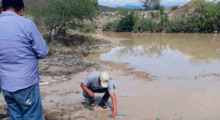 La Profepa confirma derrame causado por empresa de filial canadiense en río El Coyote, Oaxaca