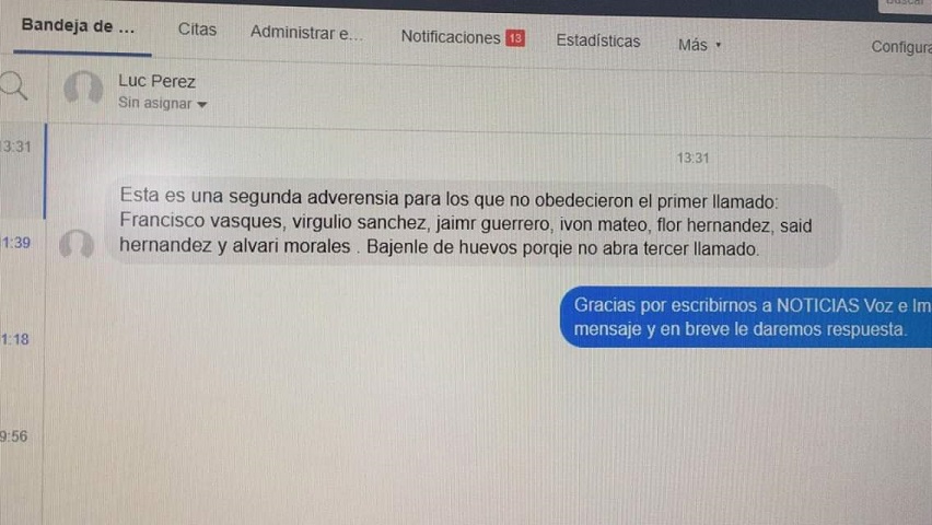 Amenazan a seis periodistas; “bájenle de huevos porque no habrá tercer llamado” (Oaxaca)