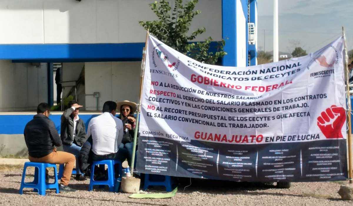 ‘Paran’ los CECyTE de Guanajuato ante recorte del gobierno federal