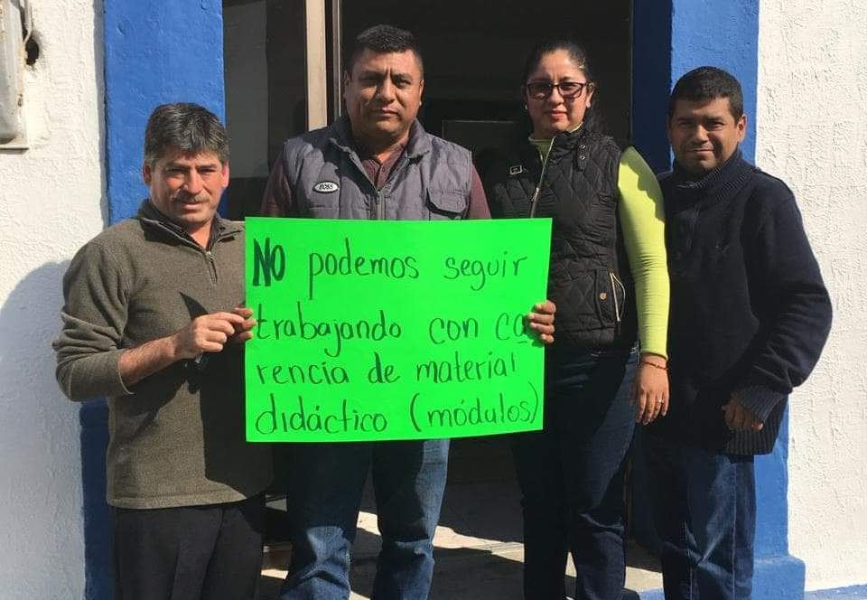 Protestan en el ITEA; no les han pagado bono sexenal (Tamaulipas)