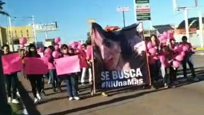 Marchan por desaparecidos en Obregón y se unen a Guerreras Buscadoras de Sonora