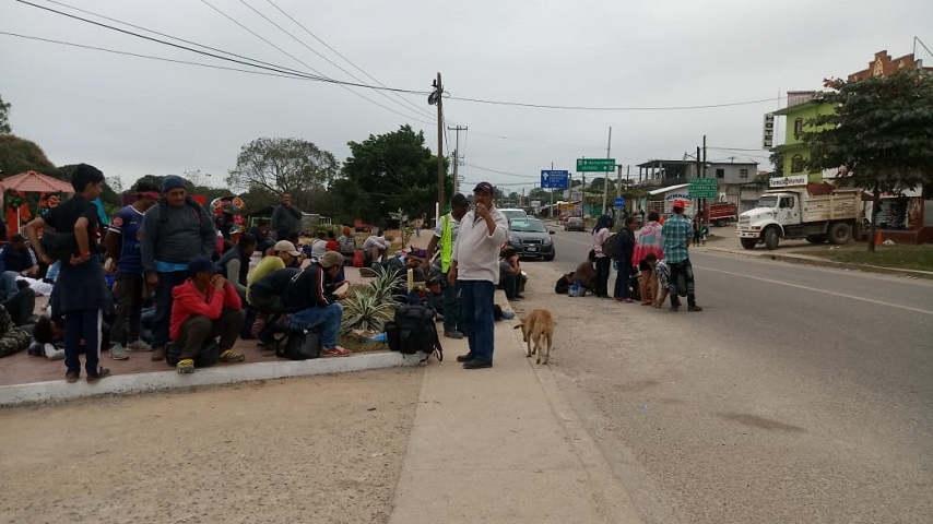 Más de 2 mil migrantes se dirigen a Veracruz (Oaxaca)