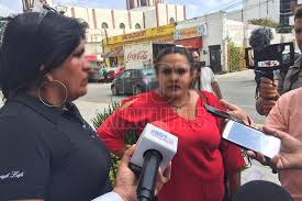 Protestan mujeres víctimas de la violencia en Palacio de Gobierno de Tamaulipas