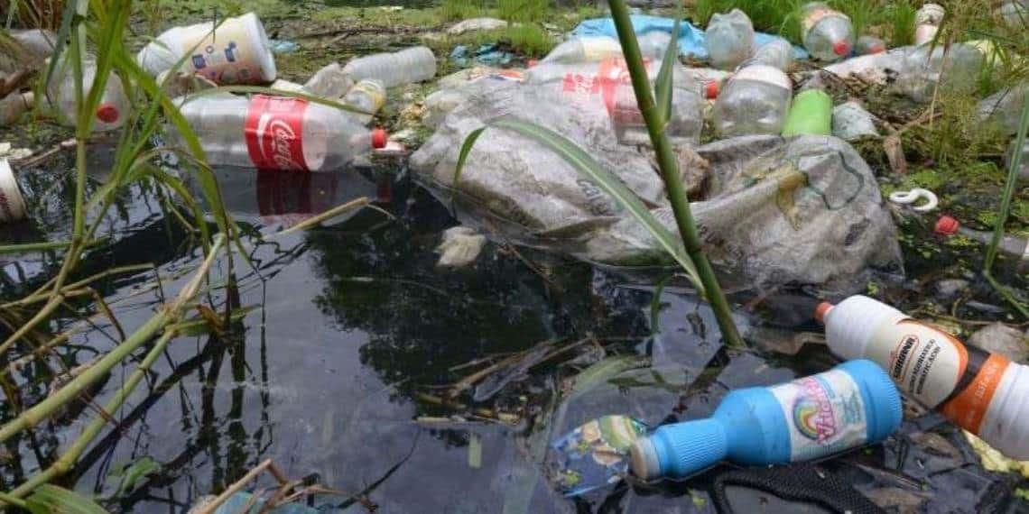 Se ahoga Tabasco en basura plástica